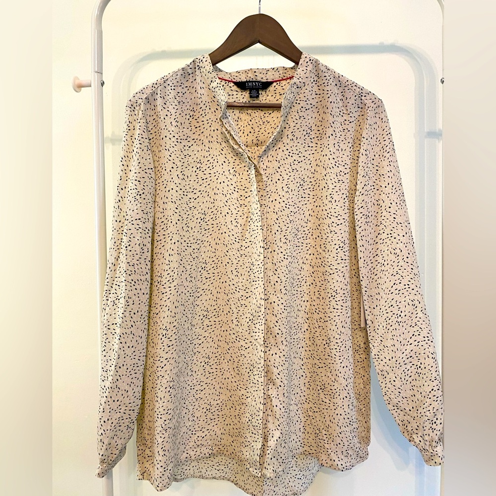 NWT INC Blouse, Stone color